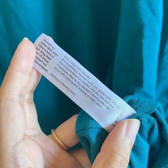 Eileen Fisher‎ Fine Tencel Jersey Crew Neck Sleevel - Picture 4 of 5